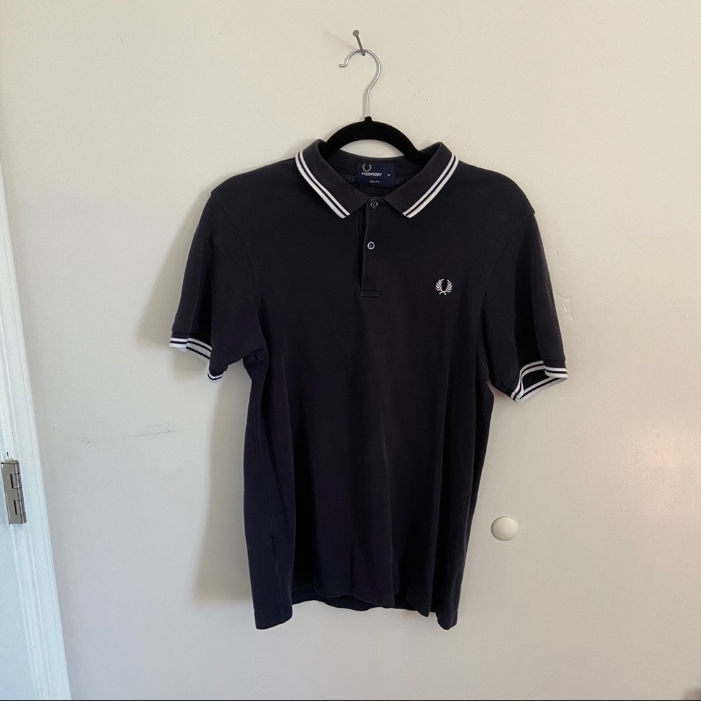 Fred Perry Navy Blue Polo